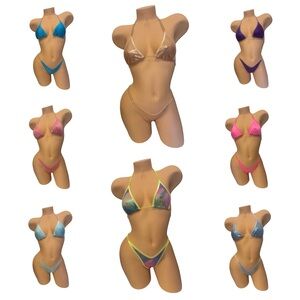 Vibrant Multicolor Bikini Set